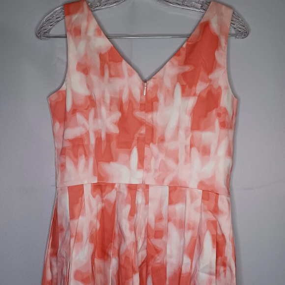 Calvin Klein pleated summer sleeveless tie dye dress - Picture 7 of 11